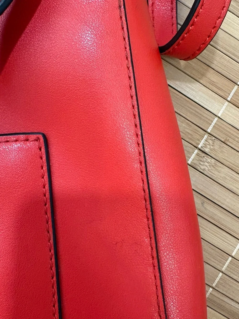 Michael Kors Red Crossbody Bag – Adjustable Strap